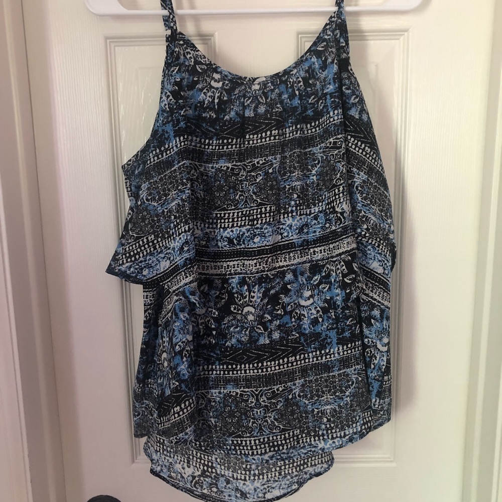 Blue tank top